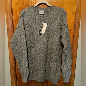 Aran Woolen mills merino knit sweater nwt size xl